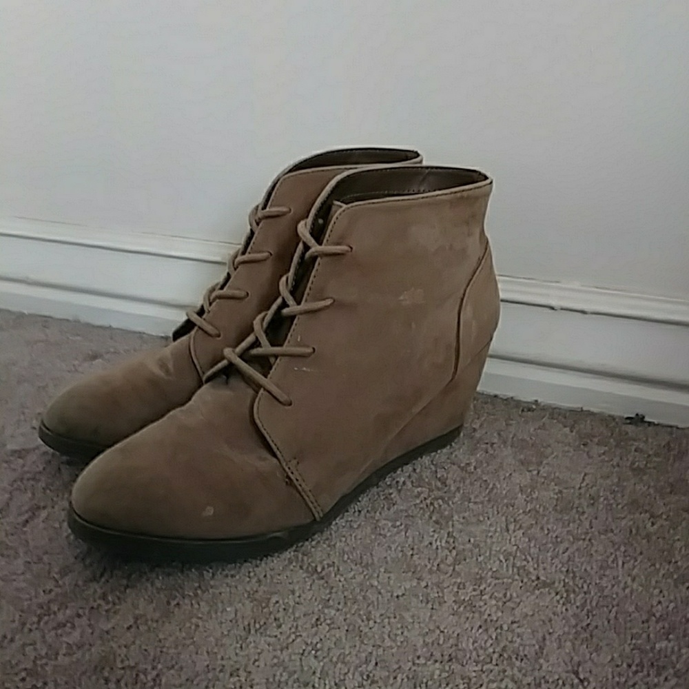 Brown Madden Girl heeled boots